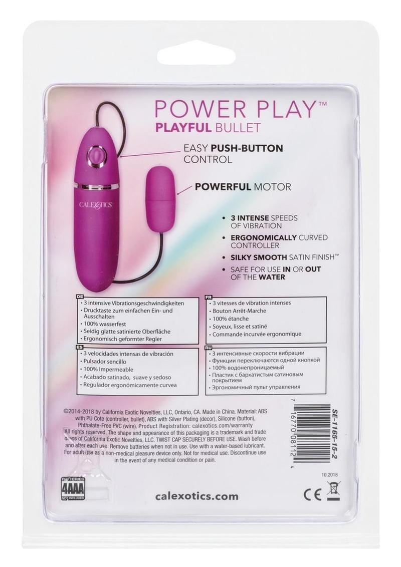 Power Play Remote Control Playful Bullet