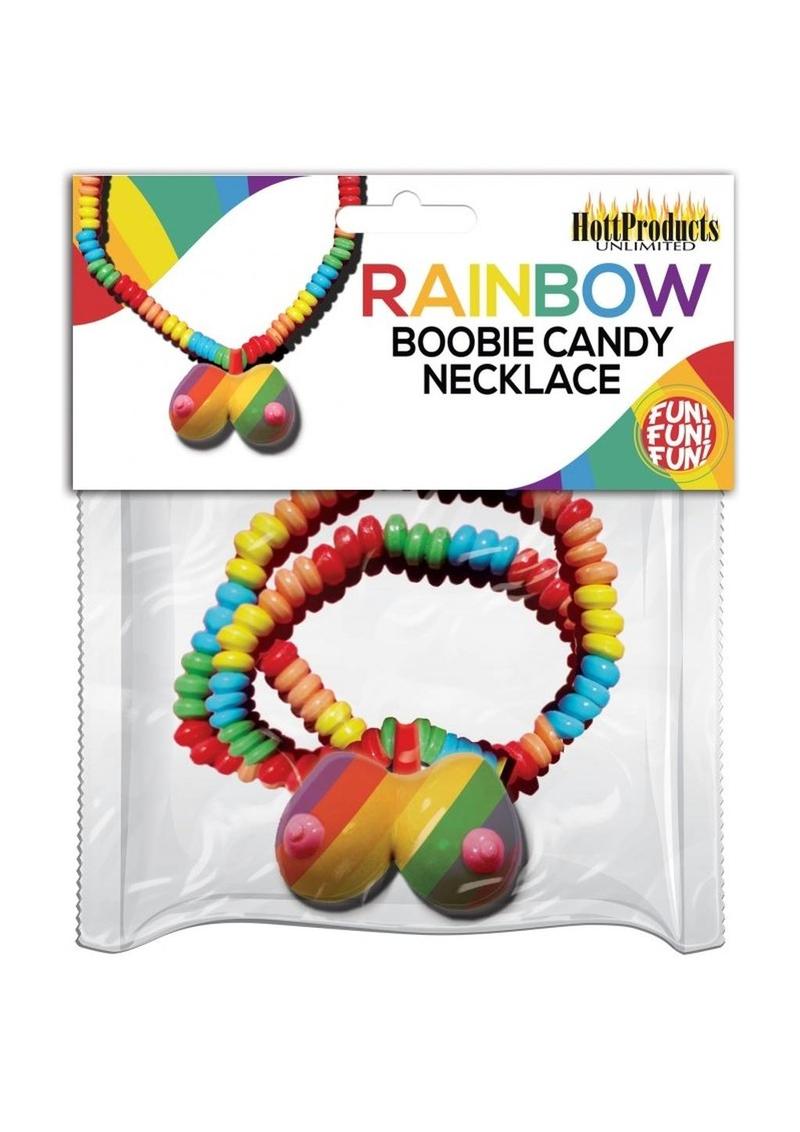 Rainbow Boobie Candy Necklace Edible Necklace