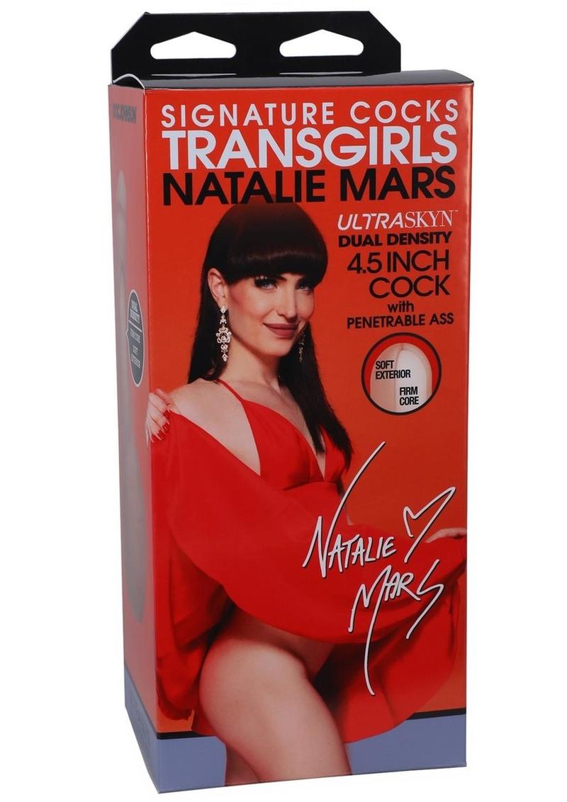 Signature Transgirls Natalie Mars Dual Density Cock with Penetrable Ass