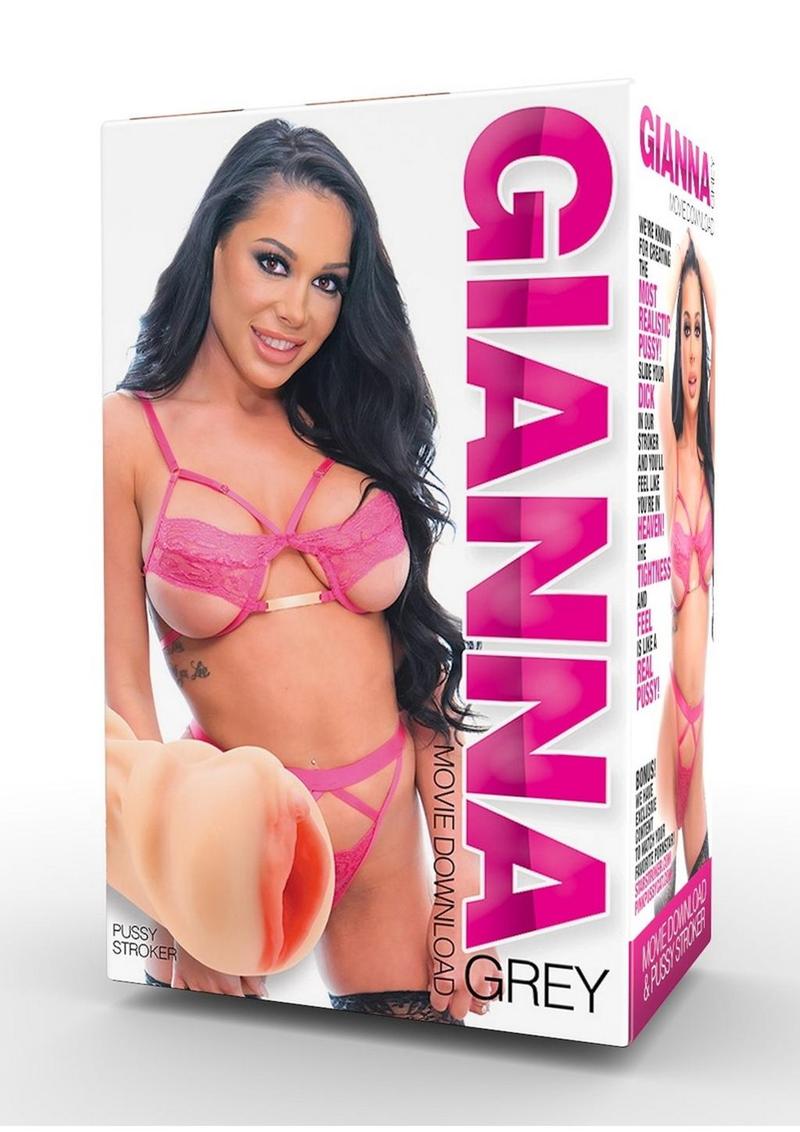 Gianna Grey Pussy Stroker Realistic Design with Movie Download