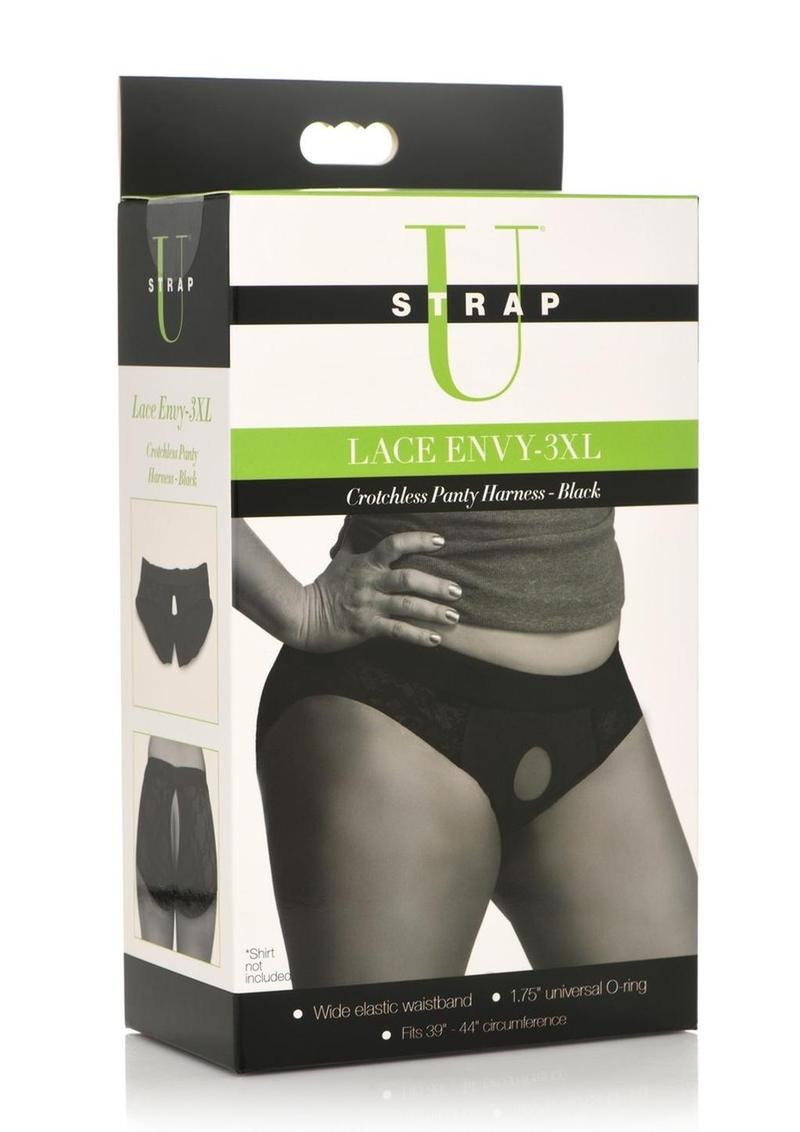 Strap U Lace Envy Crotchless Panty Harness