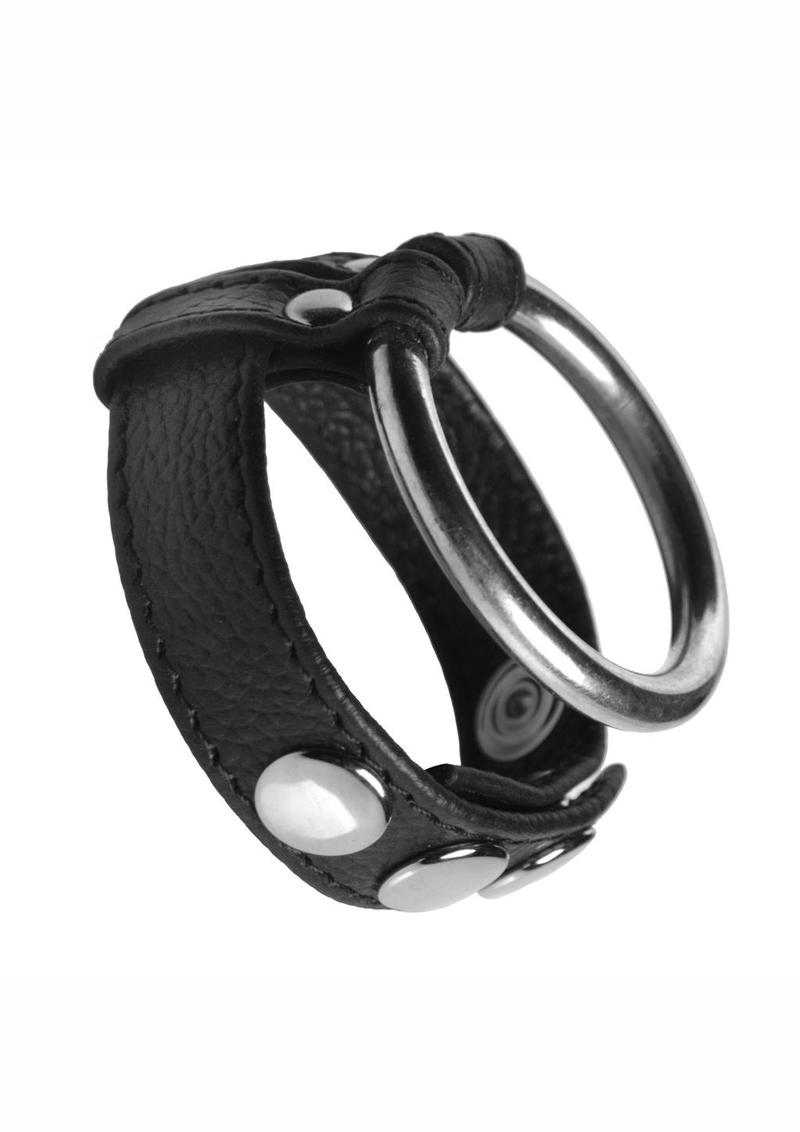 Strict Leather Dual Component Leather And Ball Ring