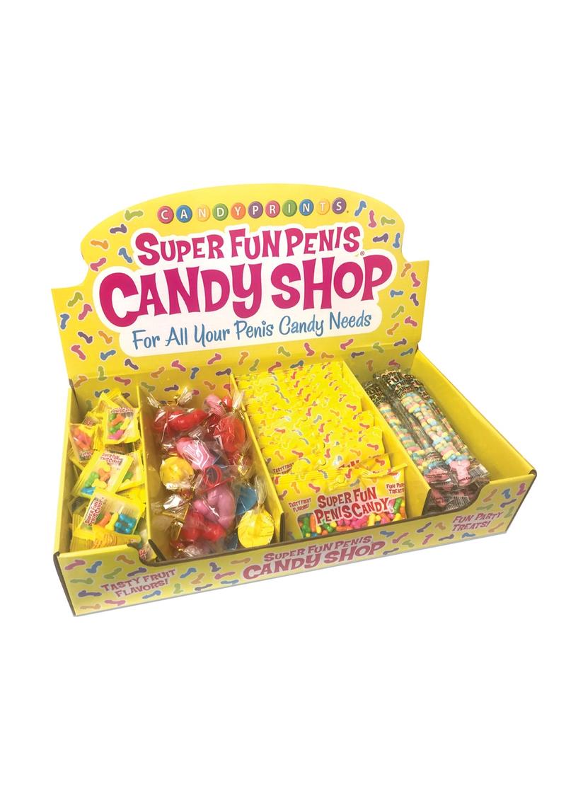 Super Fun Penis Candy Shop Display Assorted Penis