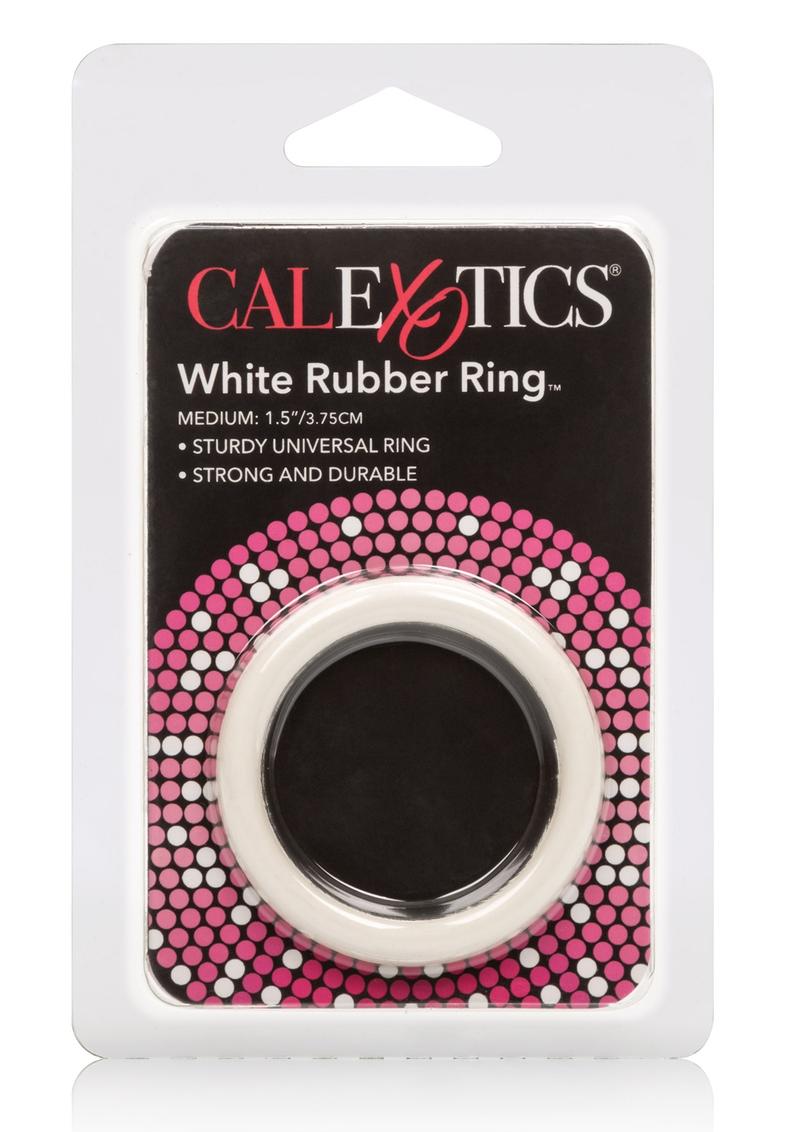 White Rubber Cock Ring Sturdy And Durable