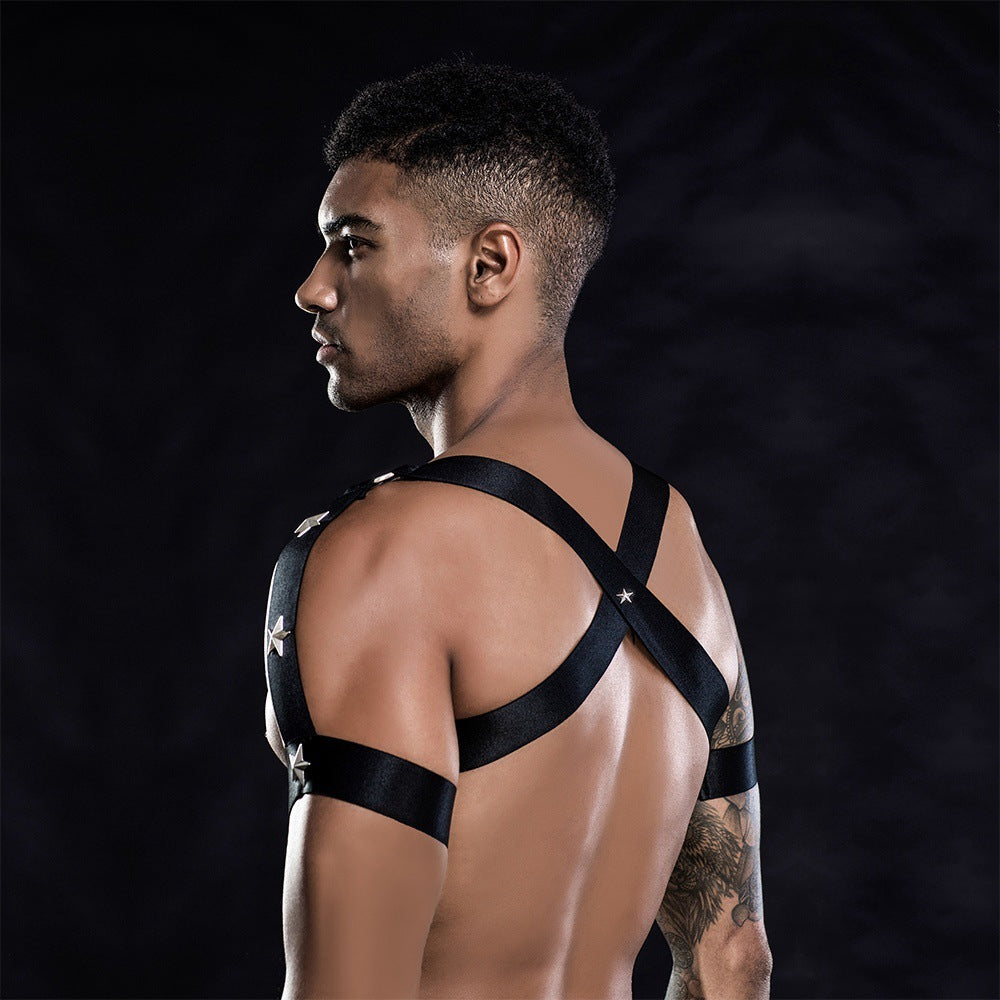 CONTROL STRIKE™ Men’s Bondage Harness Set – After Dark Edition