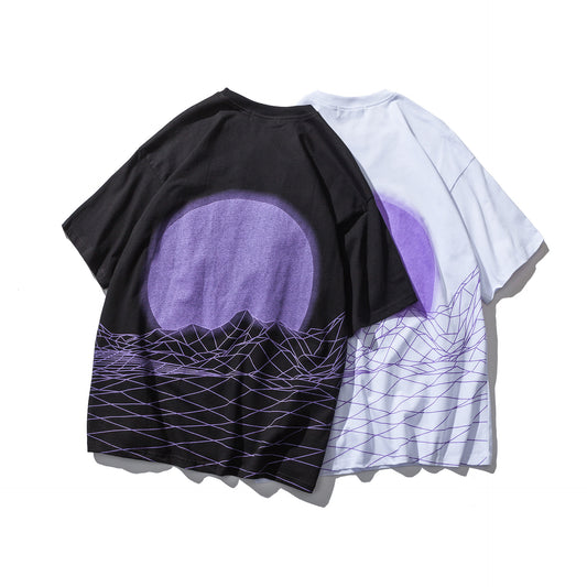 Street Simple Line Mountain Tee – “Peak Chill” Edition