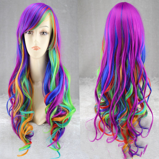 Colorful a Mardi Gras & Festival Wig