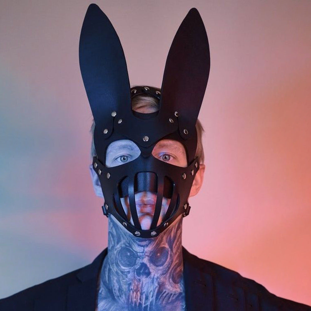ASHBURN GRIP™ – Leather Rabbit Mask (Unisex Edition)