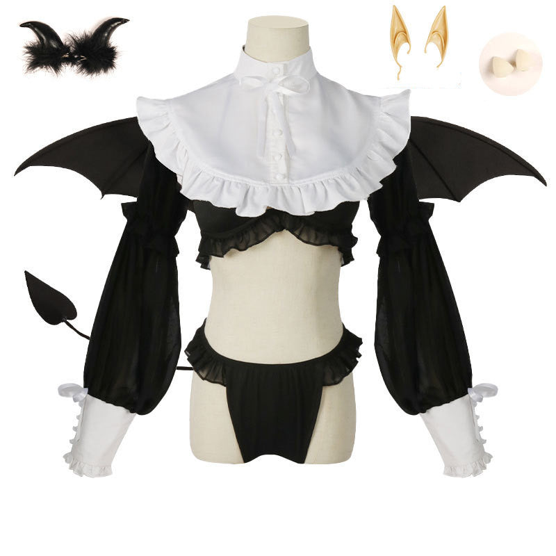 Darling Demon Cosplay Set – Succubus Schoolgirl Kit (Inspired by Anime Muse Magic)