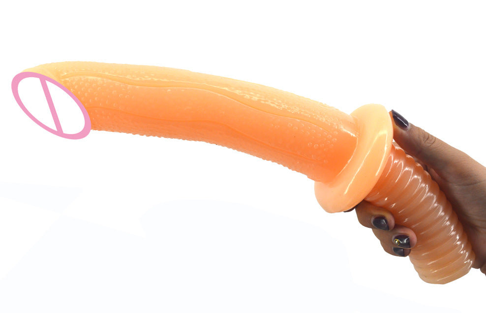 ASHBURN Double-headed Handle Skin Simulation Into Penis