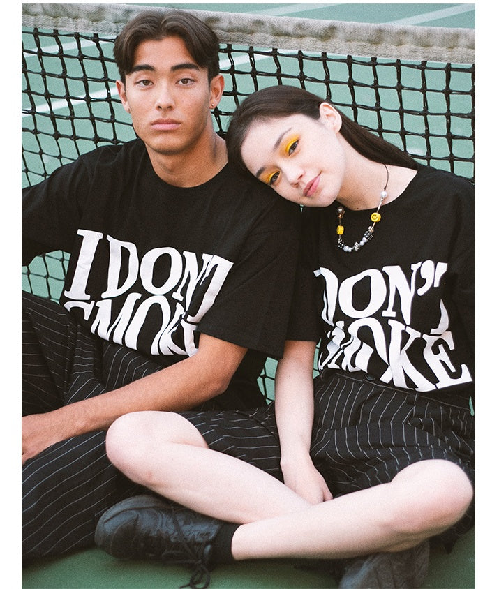 DONSMOKE Logo Tee – “I Don’t Smoke” Statement Edition