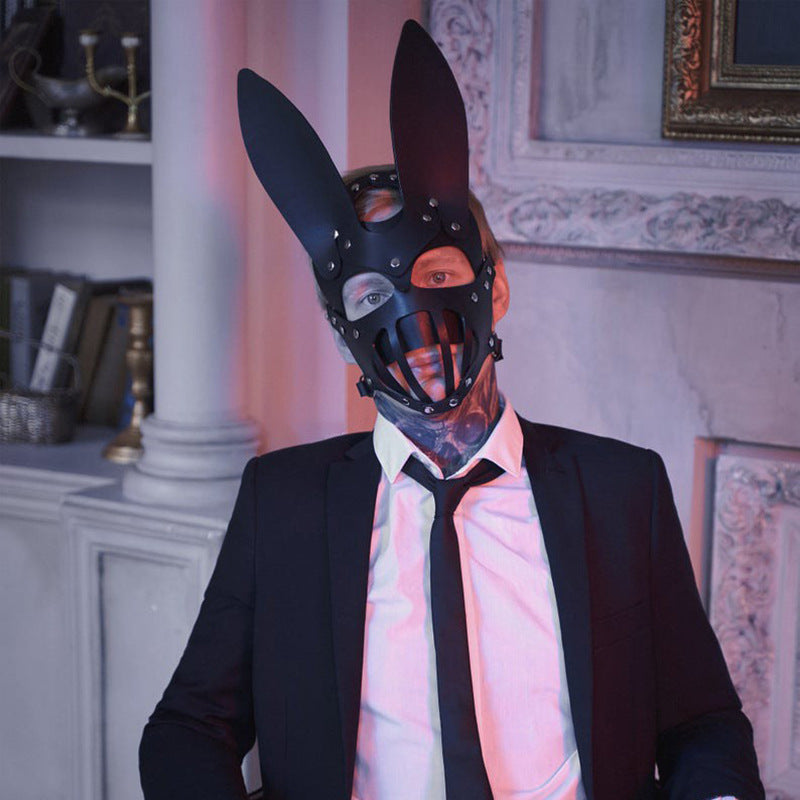 ASHBURN GRIP™ – Leather Rabbit Mask (Unisex Edition)