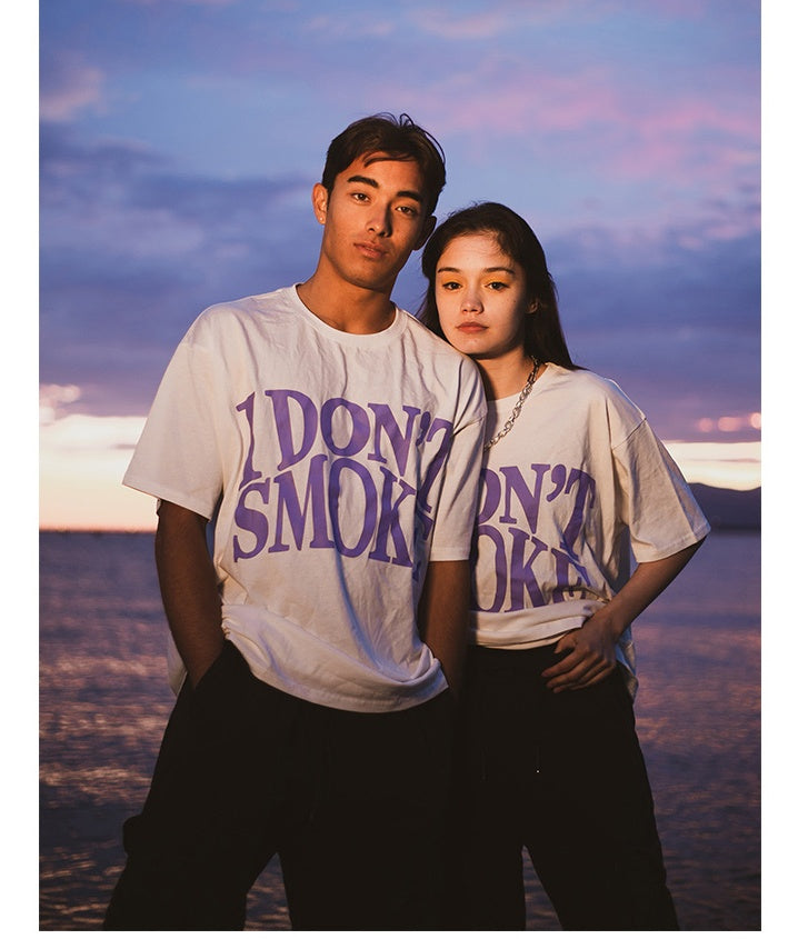 DONSMOKE Logo Tee – “I Don’t Smoke” Statement Edition