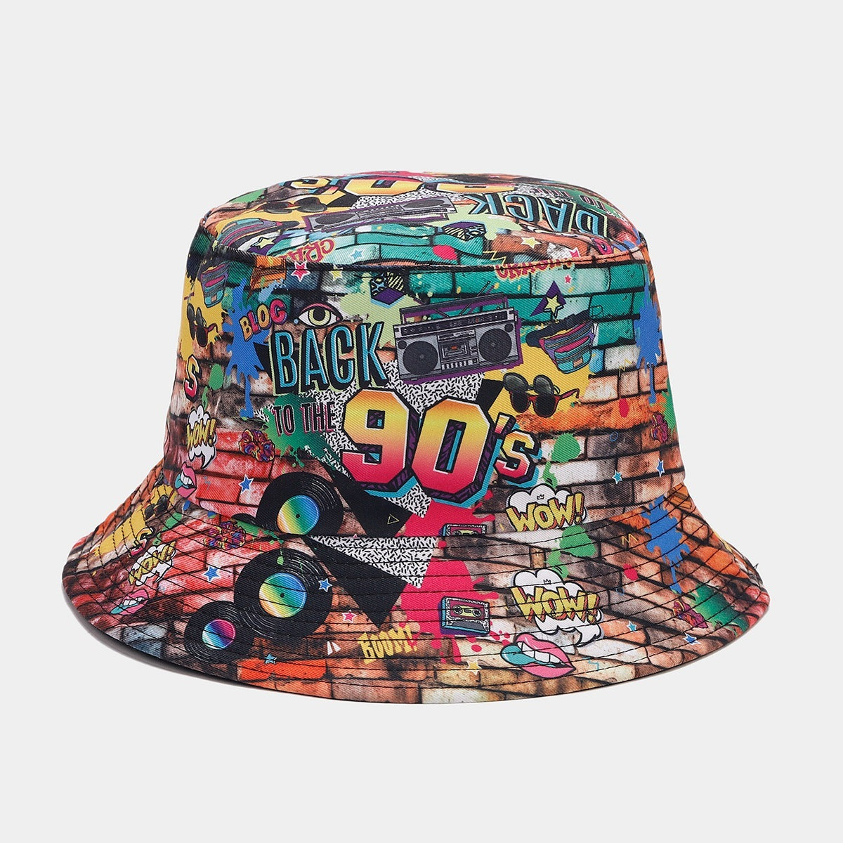 ASHBURN™ FlipTrip Bucket Hat – Graffiti Reversible Streetcore Edition