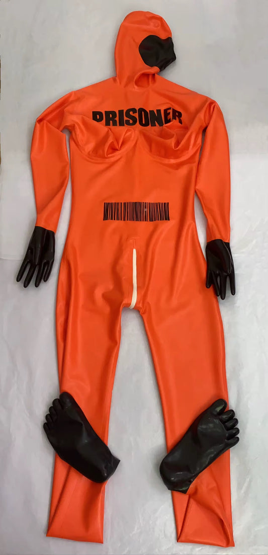 Ashburn Latex prisoner body suit male and female