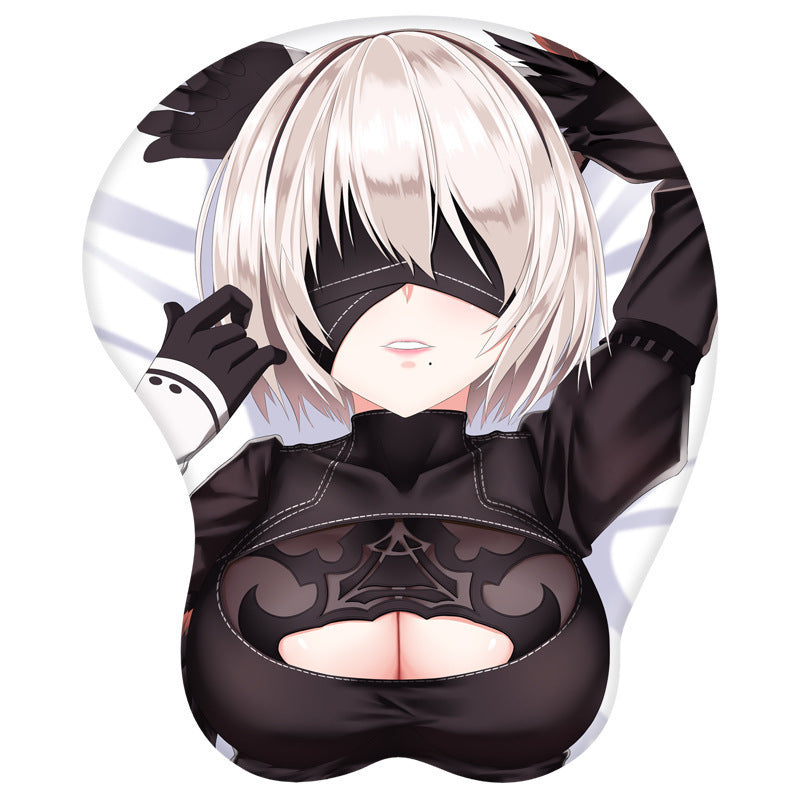 Abstinence Series Mouse Pad 3D Chest Anime