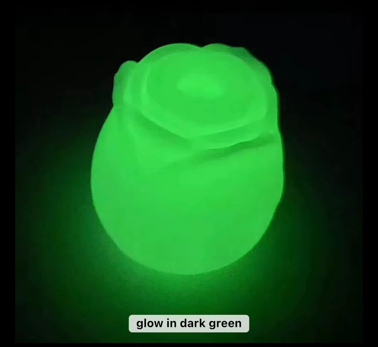 Glow-in-the-Dark Rose Suction Vibrator – 10 Powerful Modes of Pleasure
