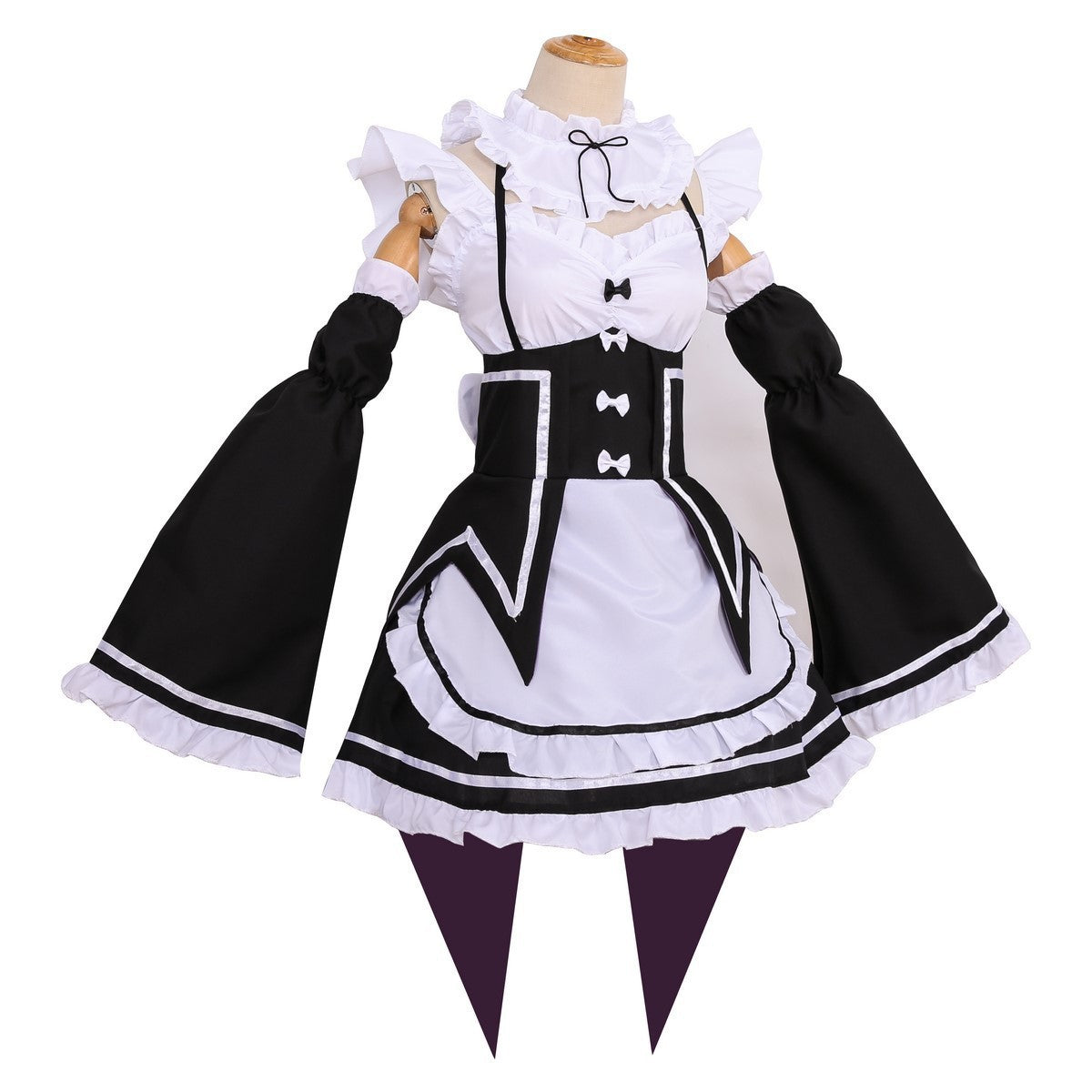 Voidmaid Protocol – Gothic Combat Maid Cosplay Set (Inspired by Rem)