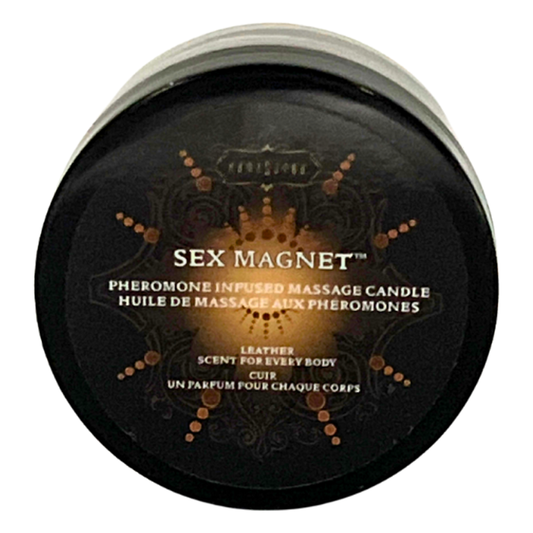 Sex Magnet Pheromone - Leather Massage candle 1.7 oz/48 g