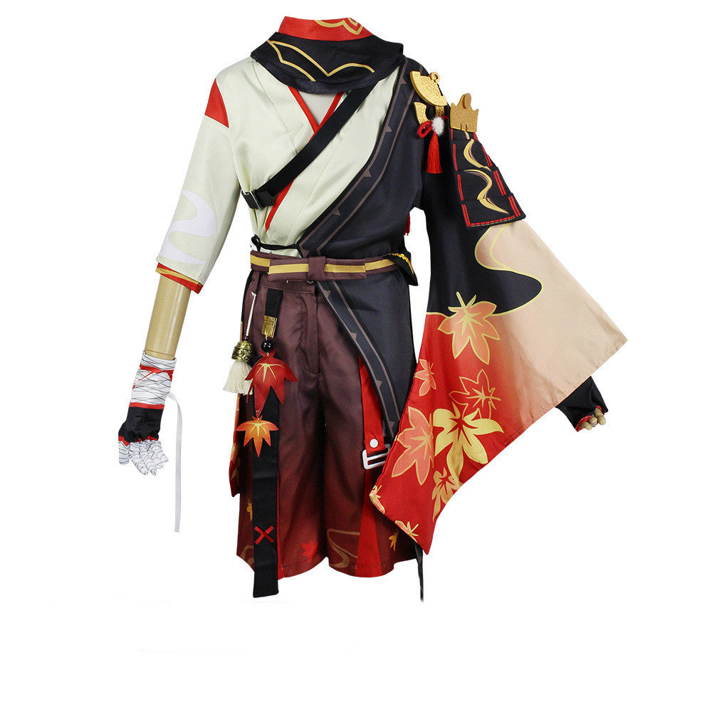 Kaedehara Kazuha Full Cosplay Set – Includes Wig | ASHBURN™ Windblade Edition