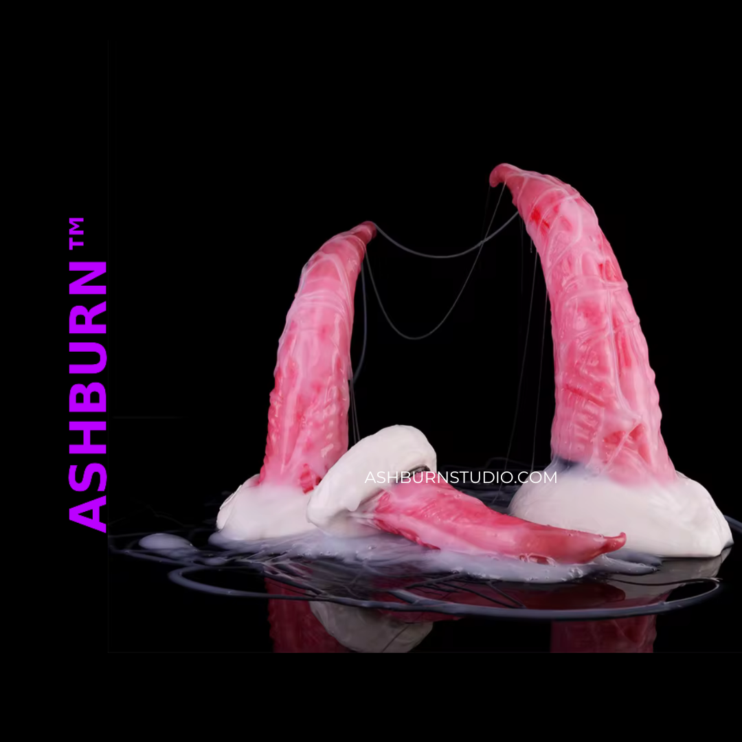 ASHBURN Huge S-XXL 17 IN Alien Tongue Silicone Toy