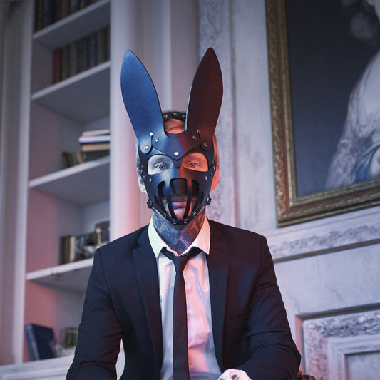 ASHBURN GRIP™ – Leather Rabbit Mask (Unisex Edition)