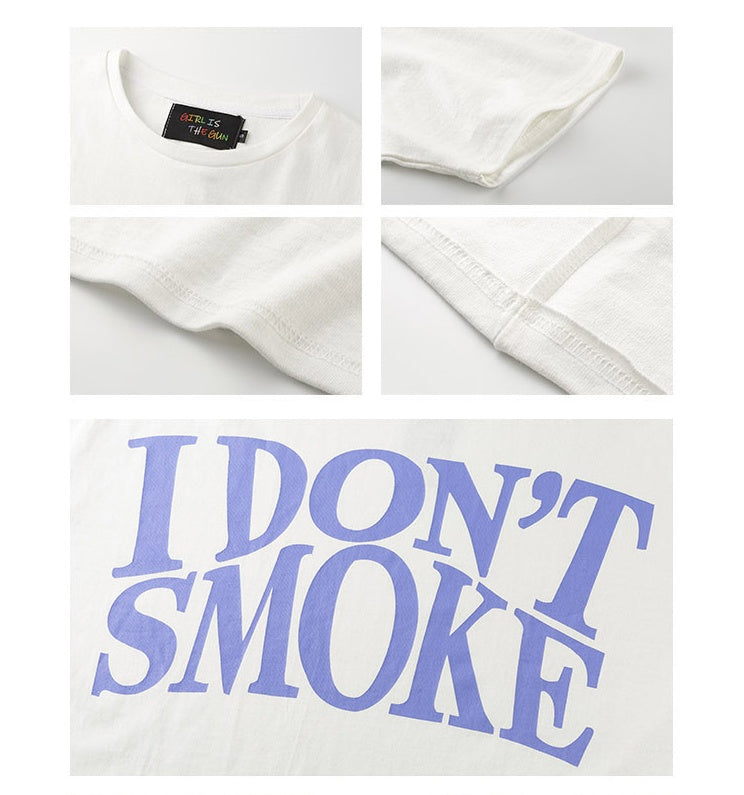 DONSMOKE Logo Tee – “I Don’t Smoke” Statement Edition
