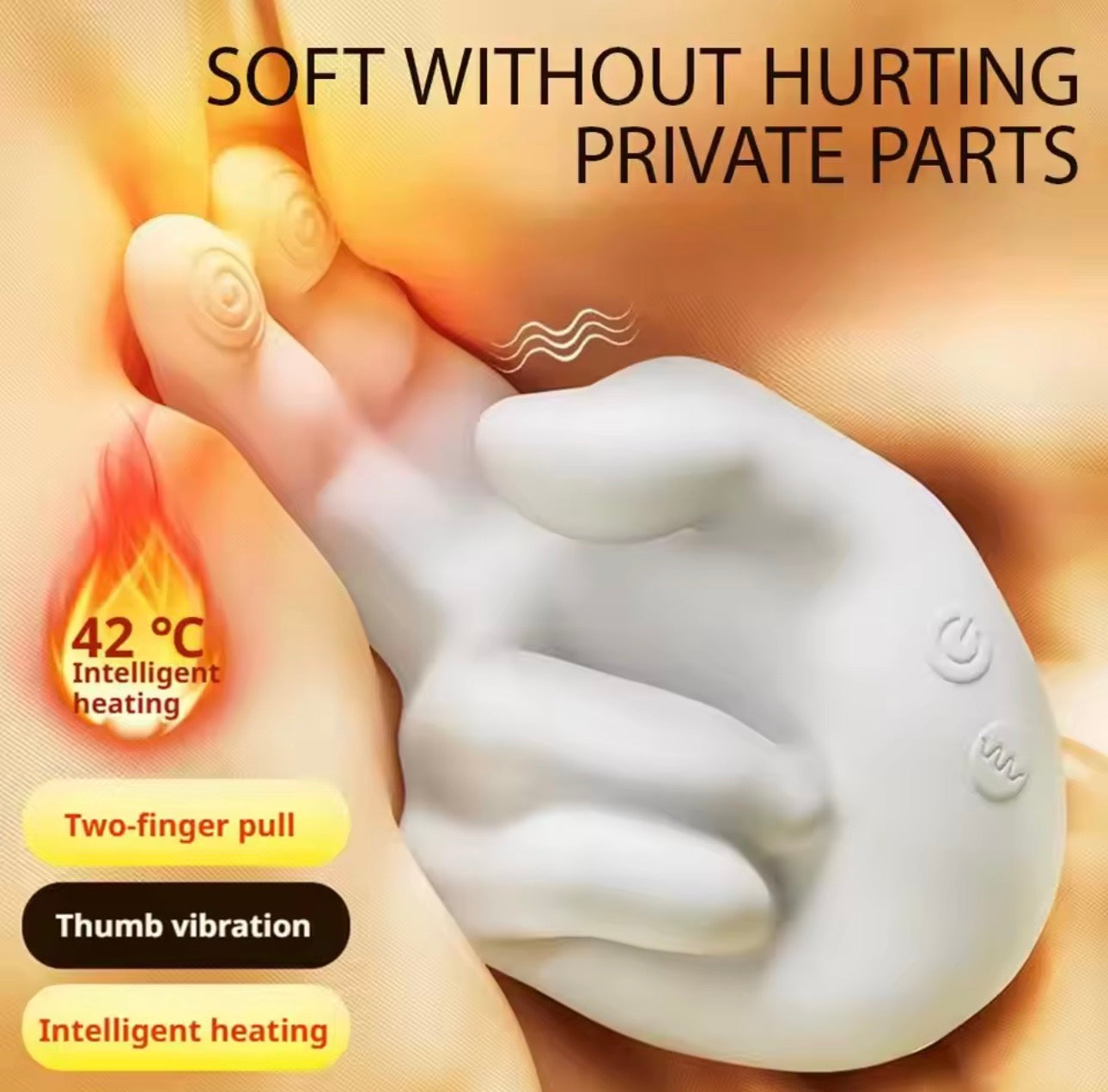 Warm Hand massager warmer with multi settings with moving fingers