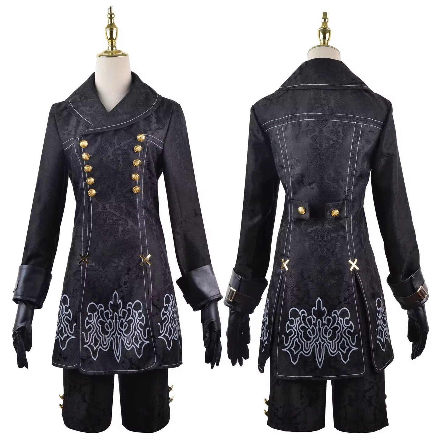 Nier Automata Yorah 2b sexy cosplay costume with wig men and women anime costume