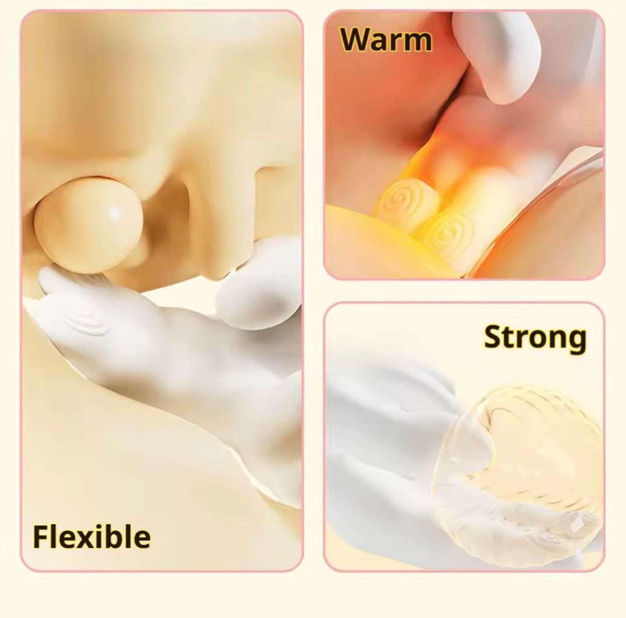 Warm Hand massager warmer with multi settings with moving fingers