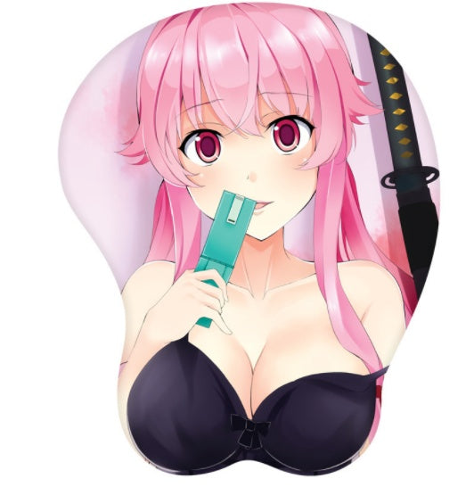 Abstinence Series Mouse Pad 3D Chest Anime