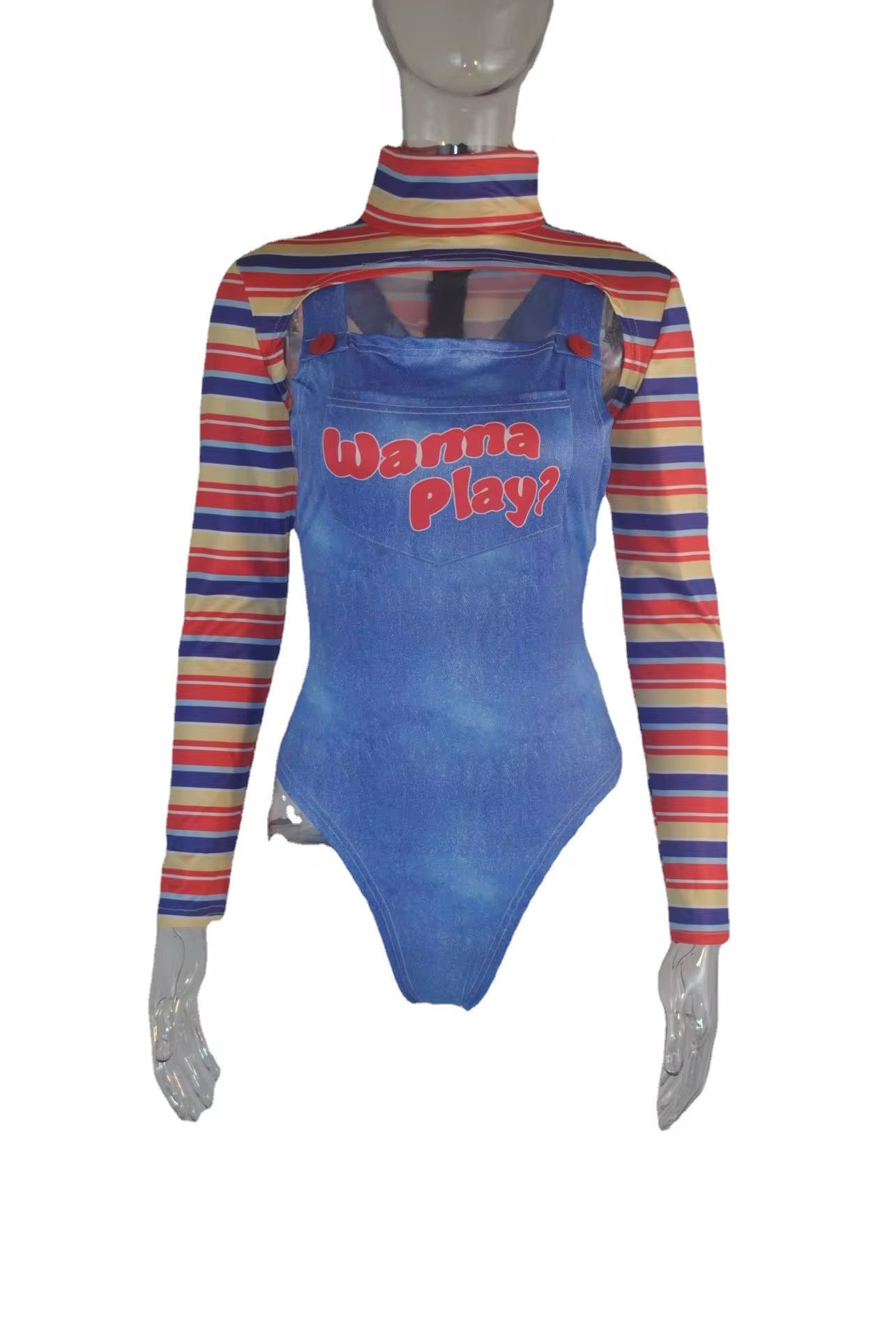 Chucky sexy Halloween costume bodysuit/dress/romper