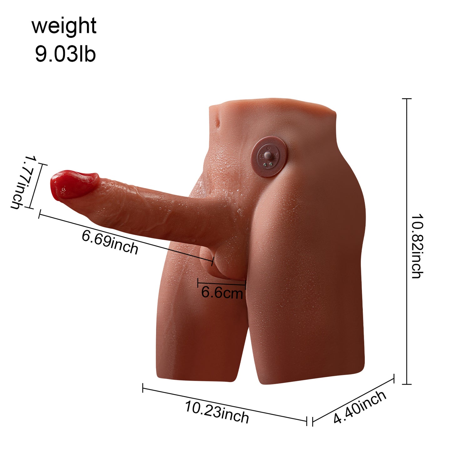 ASHBURN™ “She Don’t Share” Dual Channel Silicone Torso