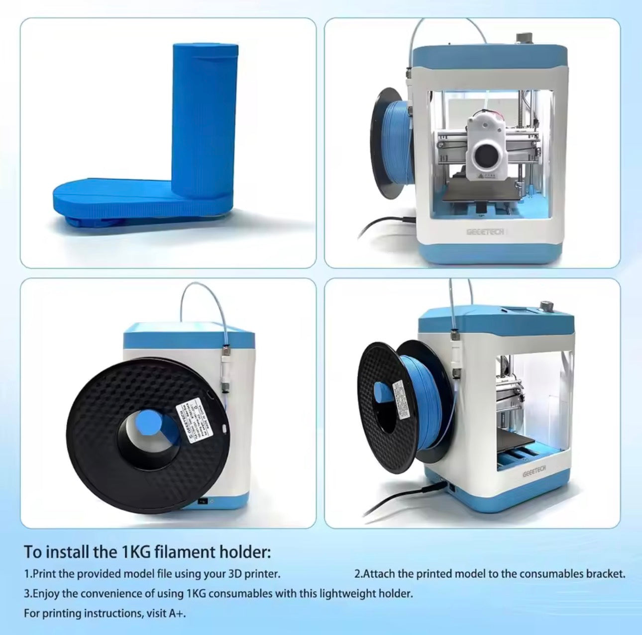 High-Speed Auto-Leveling Mini 3D Printer with Direct Drive Extruder