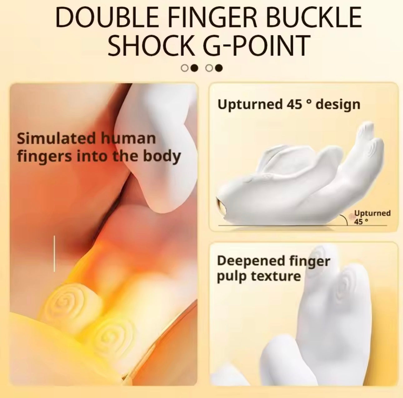 Warm Hand massager warmer with multi settings with moving fingers