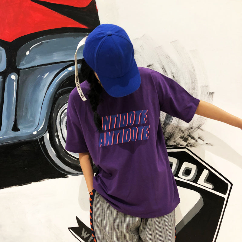 ULZZANG Letter Tee – “Harajuku BF Wind” Edition