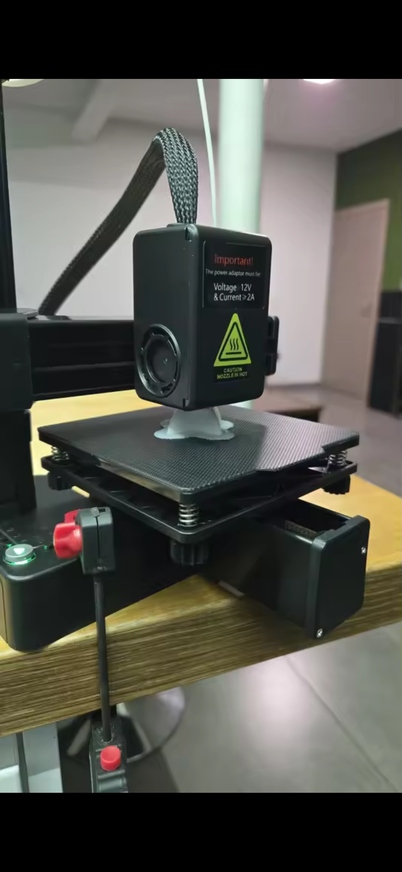 EasyThreed 3D MINI Printer Entry Level Compatible with PLA TPU 1.75mm Filament Includes Power Adaptor for Beginners