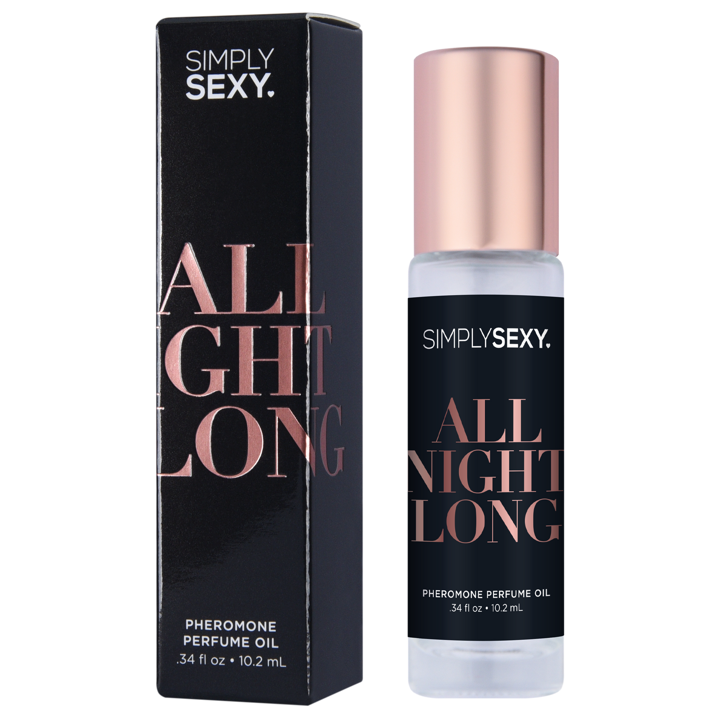 SIMPLY SEXY PHEROMONE PERFUME OIL ROLL-ON - ALL NIGHT LONG - 0.34 floz | 10.2mL