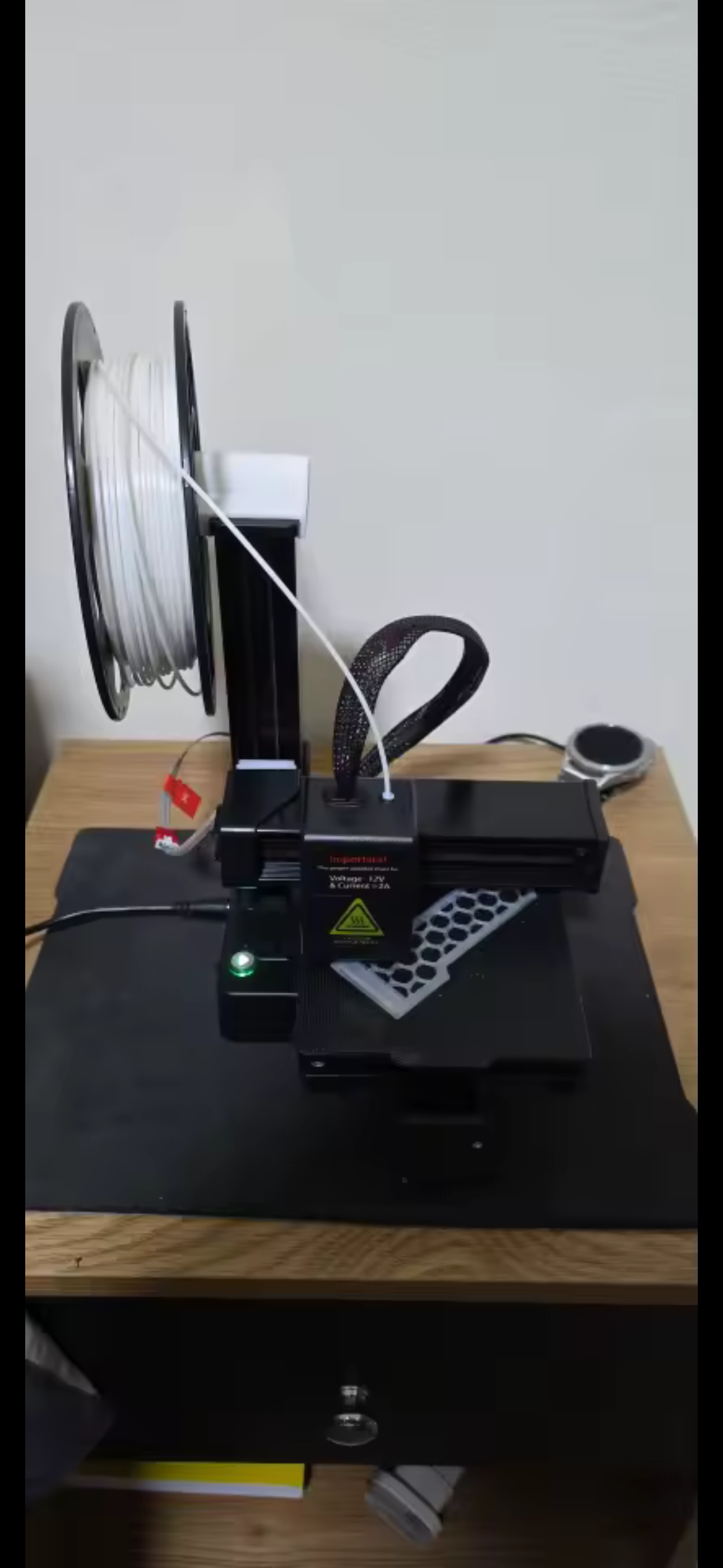 EasyThreed 3D MINI Printer Entry Level Compatible with PLA TPU 1.75mm Filament Includes Power Adaptor for Beginners