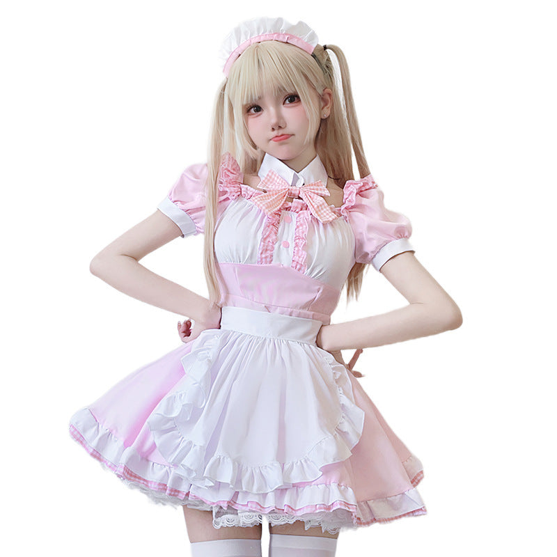 Japanese Anime Maid Costume Cute Maid Ware Soft Girl Cosplay Cat Lolita
