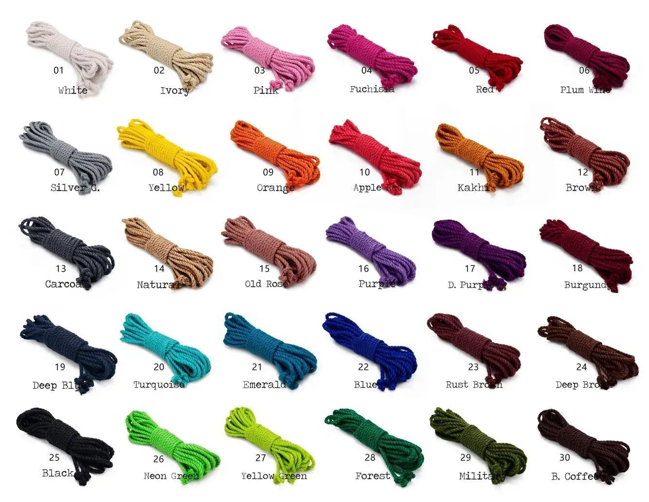 ASHBURNS 6.0MM Bondage Jute Rope Japanese Shibari Rope SM Play Rope high quality Jute yarn