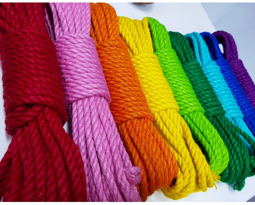 ASHBURNS 6.0MM Bondage Jute Rope Japanese Shibari Rope SM Play Rope high quality Jute yarn
