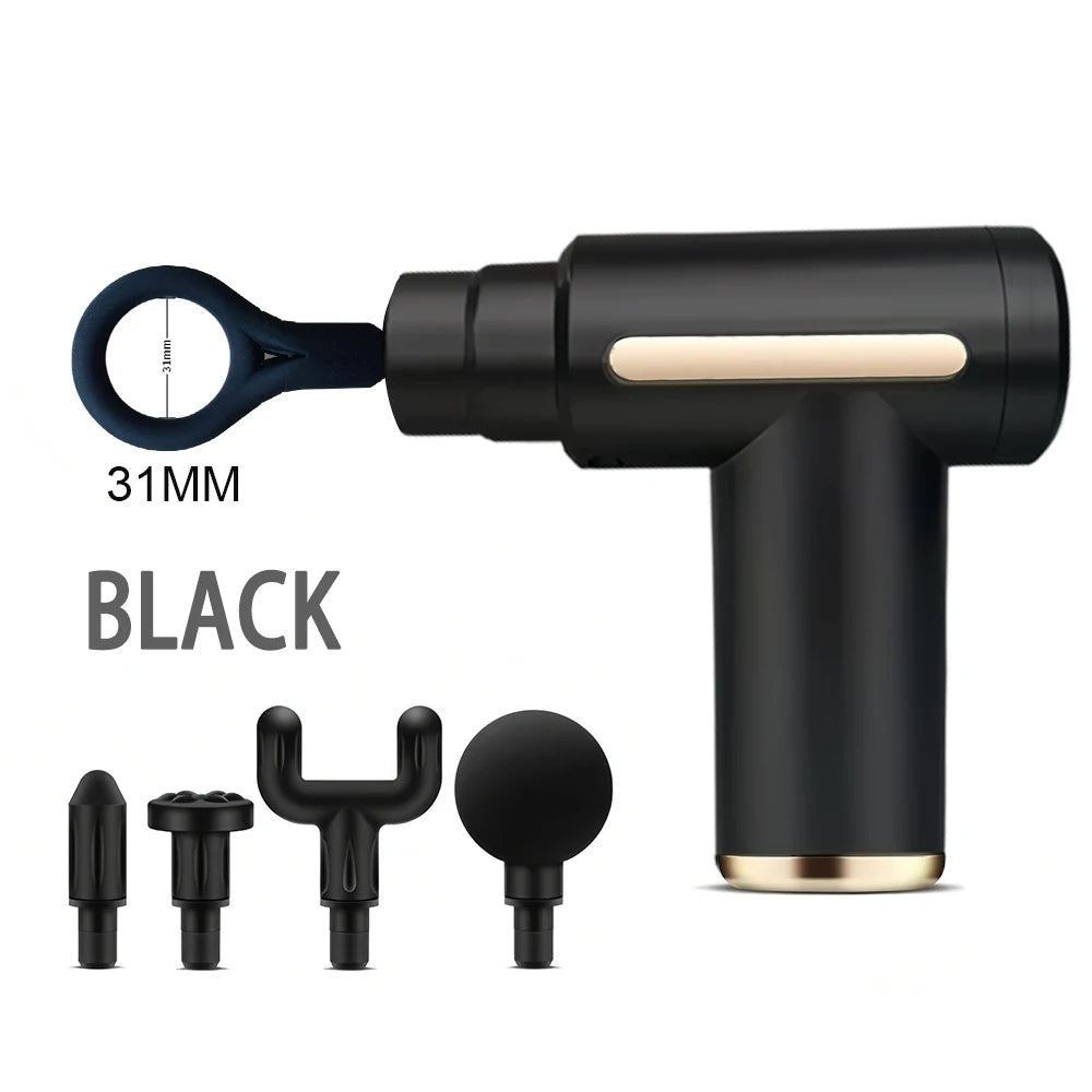 Men's vibrating masturbator electric masturbation ring training and relaxation device fascia gun adult head sex toy