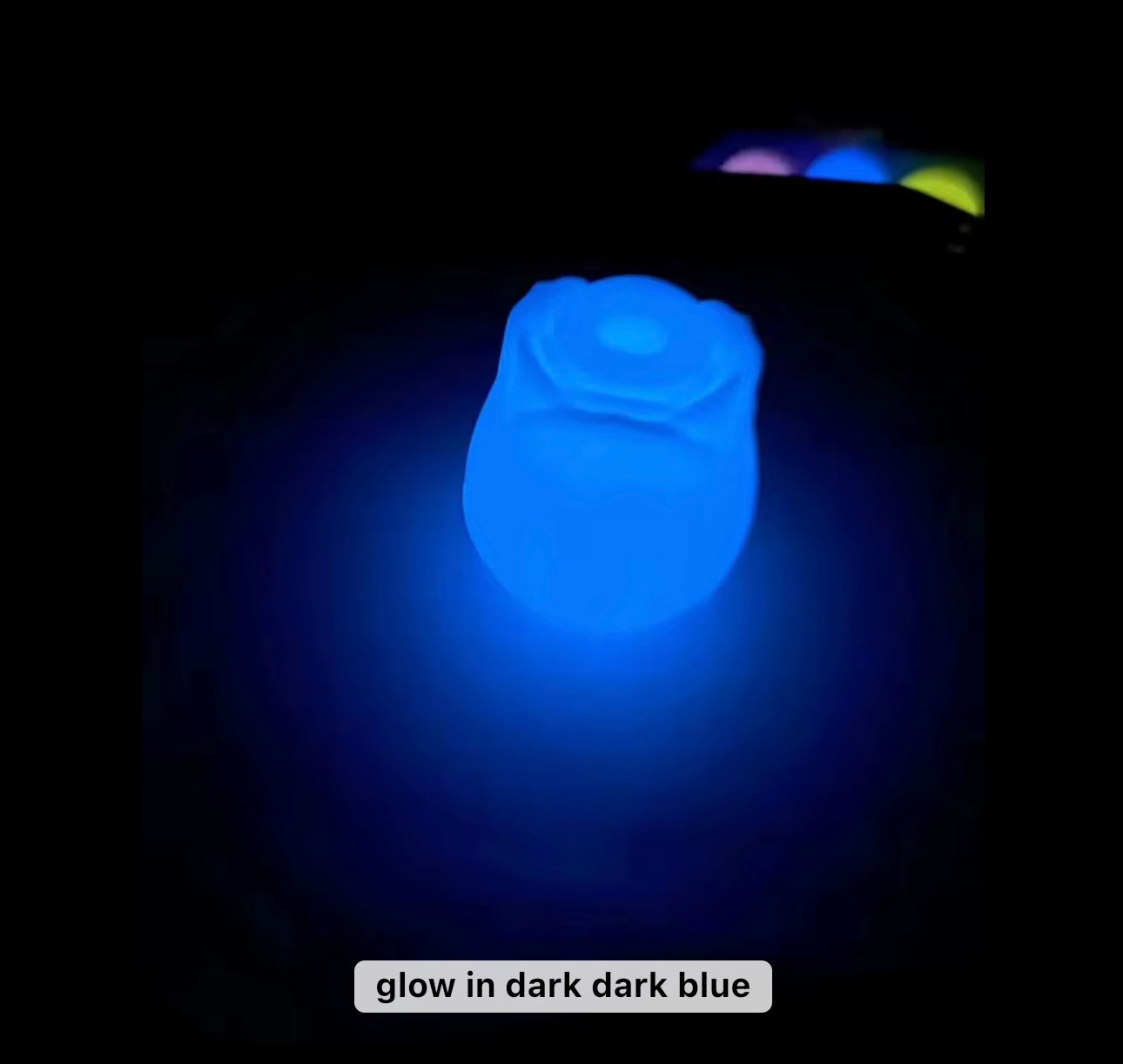 Glow-in-the-Dark Rose Suction Vibrator – 10 Powerful Modes of Pleasure