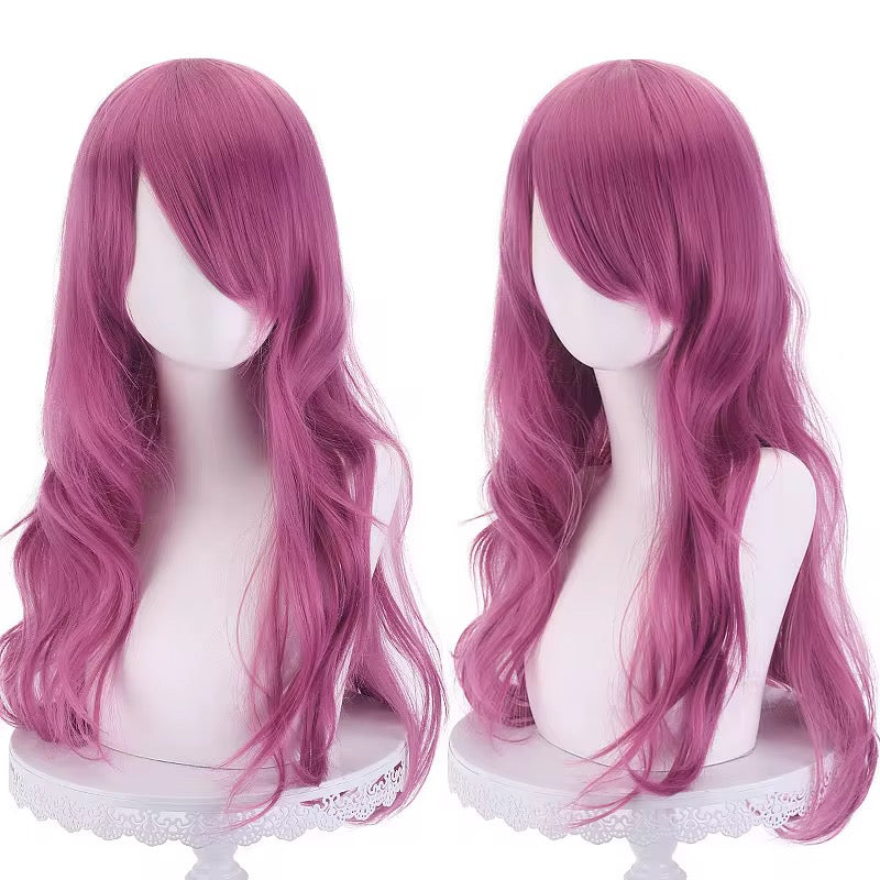 Wigs 65cm long natural wave colorful variety synthetic cosplay wig
