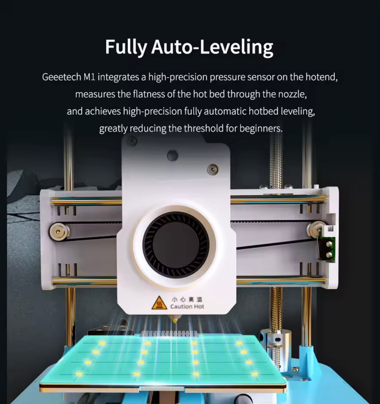 High-Speed Auto-Leveling Mini 3D Printer with Direct Drive Extruder