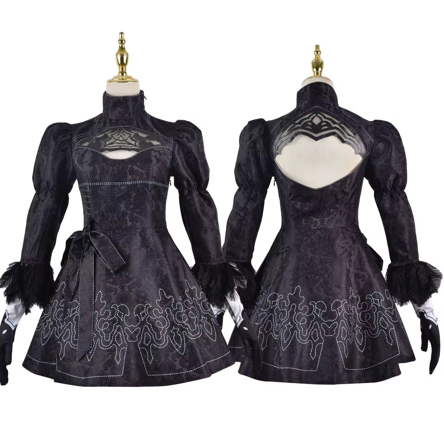Nier Automata Yorah 2b sexy cosplay costume with wig men and women anime costume