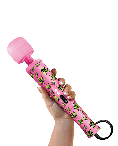 Stoner Vibes Wacky We*d Wand Massager - Pink Kush