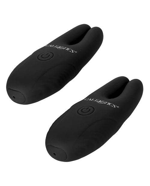 Silicone Nipple Clamps w/Remote - Black