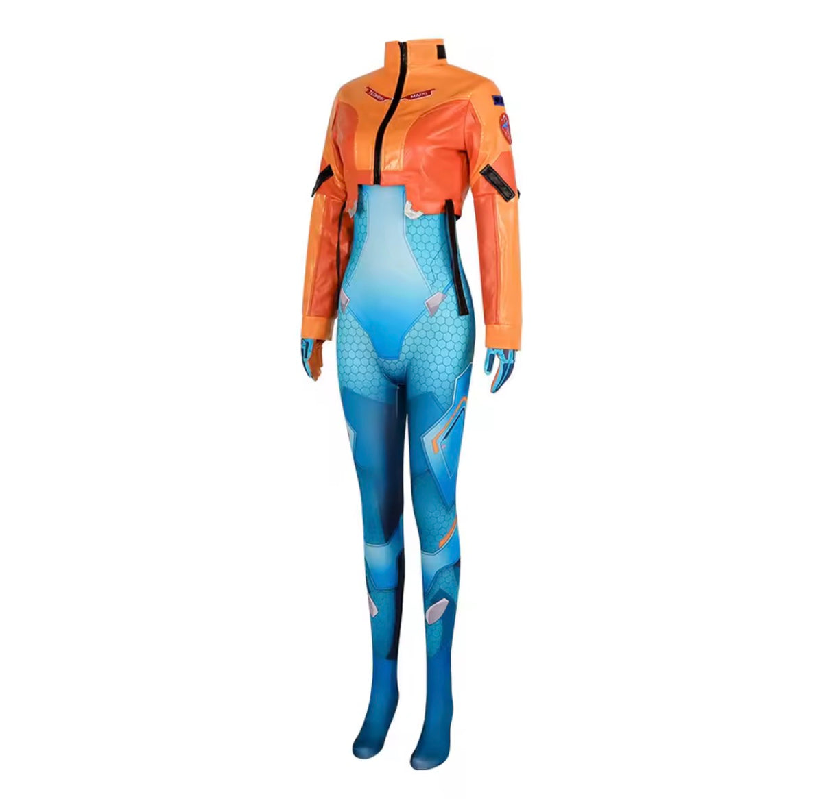 Game OW 2 Overwatch Juno Bodysuit Cosplay Costumes Wig Suit Full Set Clothes